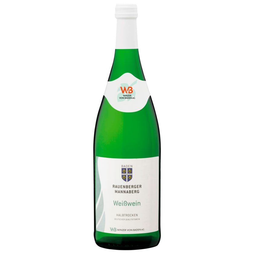 Rauenberger Weißwein halbtrocken 1l